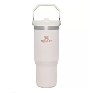 USED Stanley 30oz rose quartz flip straw